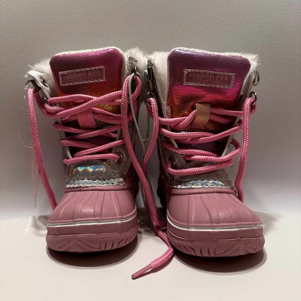 London Fog Pink Kids Boots